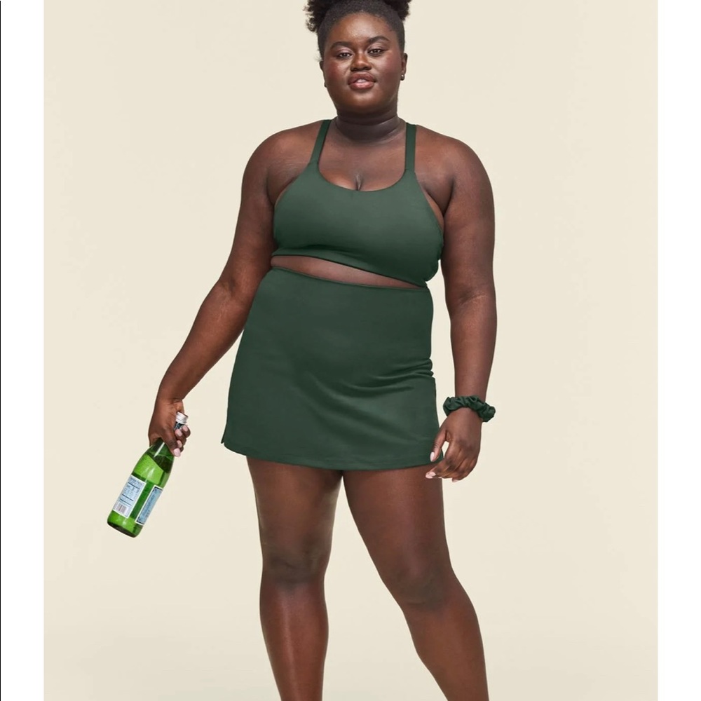 Girlfriend Skort Moss